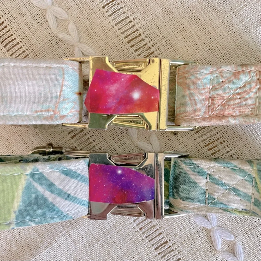 ✨2 Dog Collar Deal✨ med 🐾 fits necks 12”-19”, 1.25” wide